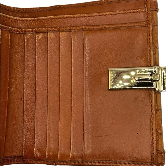 Gucci Brown Leather Horsebit Wallet with Gold Buckle - Picture 7 of 13